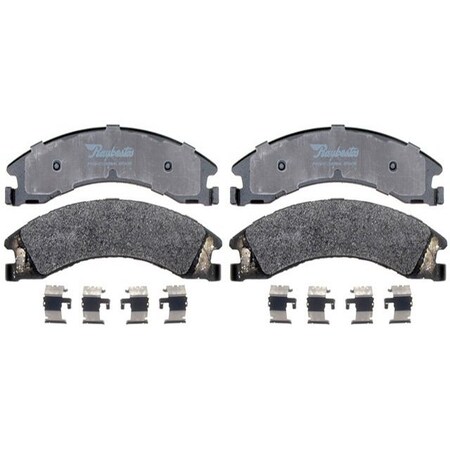 R/M Brakes BRAKE PADS OEM OE Replacement With Hardware Metallic PGD1329M